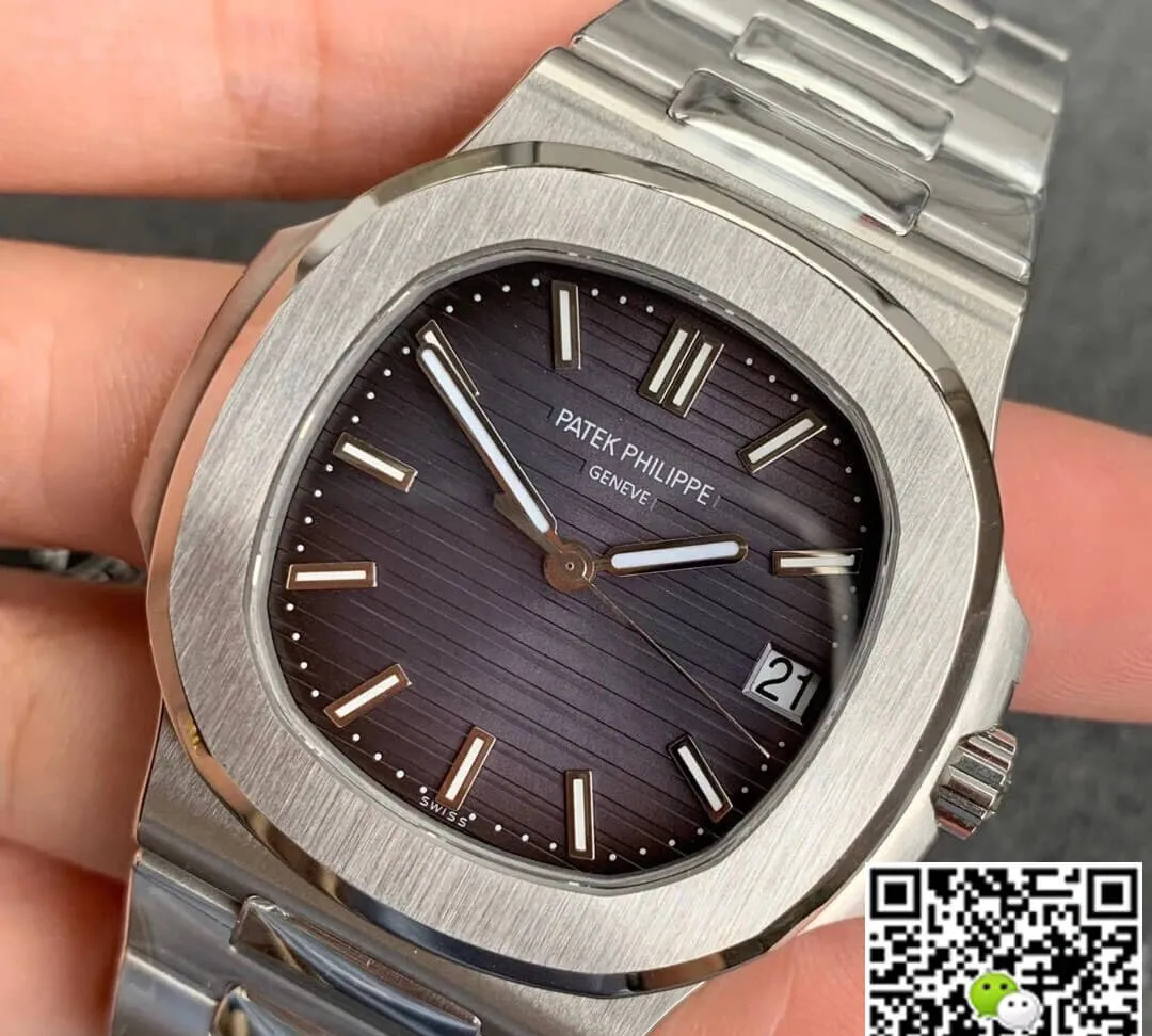 Patek Philippe Nautilus 5711 PPF Factory 1:1 Best Edition Replica Watch V4 Gray Dial Swiss Cal.324 SC